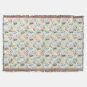 spring garden pastel florals deken (Voorkant)