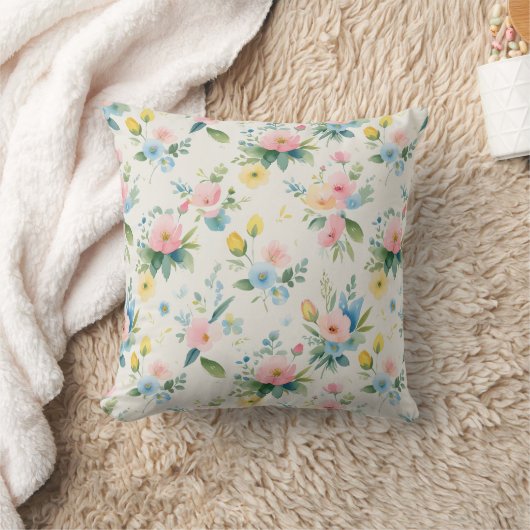 spring garden pastel florals kussen (Deken)