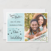 Spring Garden Photo Save the Date (Voorkant)