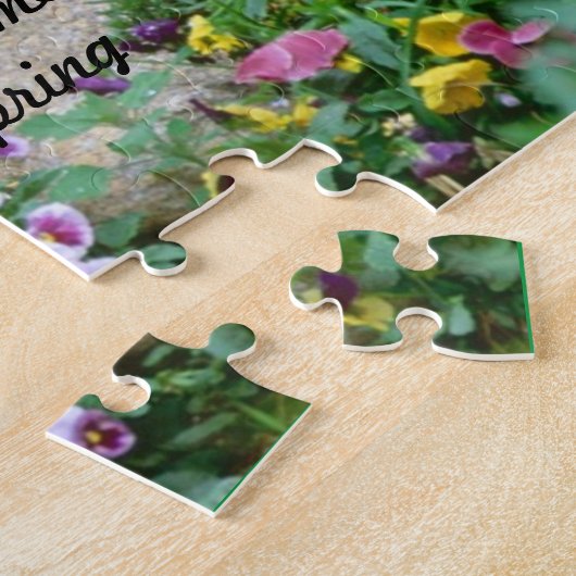 Spring Garden Puzzle Gift for Grandma Easy Legpuzzel (Zijkant)