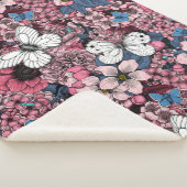 Spring garden sherpa deken (3/4)