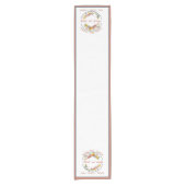 Spring Garden sign Medium Table Runner Korte Tafelloper (Voorkant)