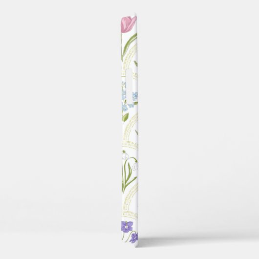 Spring Garden variety flowers in rainbow medallion Case-Mate iPhone Case (Achterkant / Rechts)