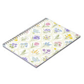 Spring Garden variety flowers in rainbow medallion Notitieboek (Linkerzijde)