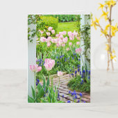 Spring Garden verjaardag Kaart (Gele Bloem)