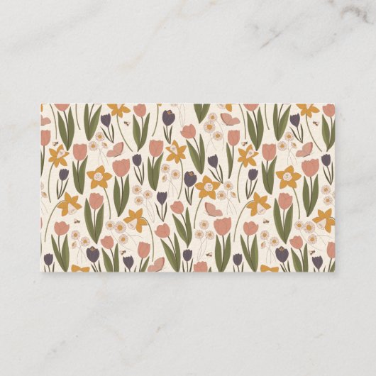 Spring Garden Visitekaartje (Achterkant)