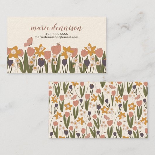 Spring Garden Visitekaartje (Voorkant / Achterkant)