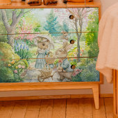 Spring Garden Walk Decoupage Tissue Paper Tissuepapier