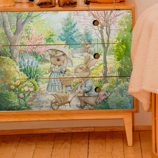 Spring Garden Walk Decoupage Tissue Paper Tissuepapier