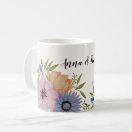 Spring Garden Waterverf Beige Neutraal Koffiemok