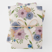 Spring Garden Waterverf Blush Pink Inpakpapier Vel (In situ)