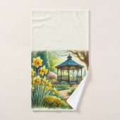 Spring Garden Waterverf narcissen Bad Handdoek (Handdoek)