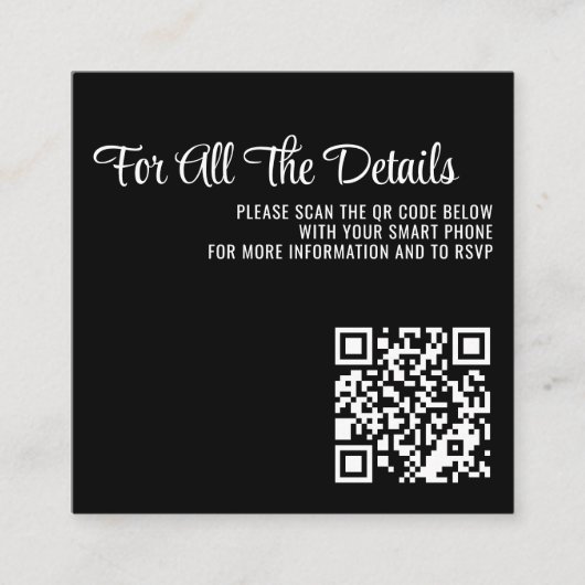 Spring Garden Wedding Informatiekaartje (Voorkant)