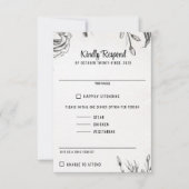 Spring Garden Wedding RSVP Kaartje (Voorkant)