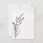 Spring Garden Wedding RSVP Kaartje (Achterkant)