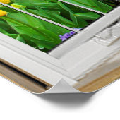 Spring Garden Window Illusion Poster (Hoek)