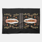 Spring Gardening Folk Art Theedoek (Horizontaal)