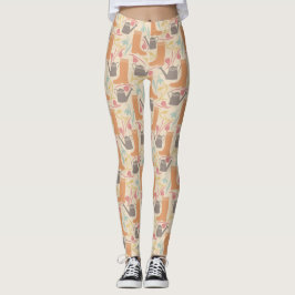 Spring Gardening Patroon Leggings
