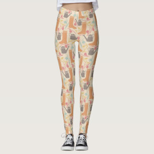 Spring Gardening Patroon Leggings