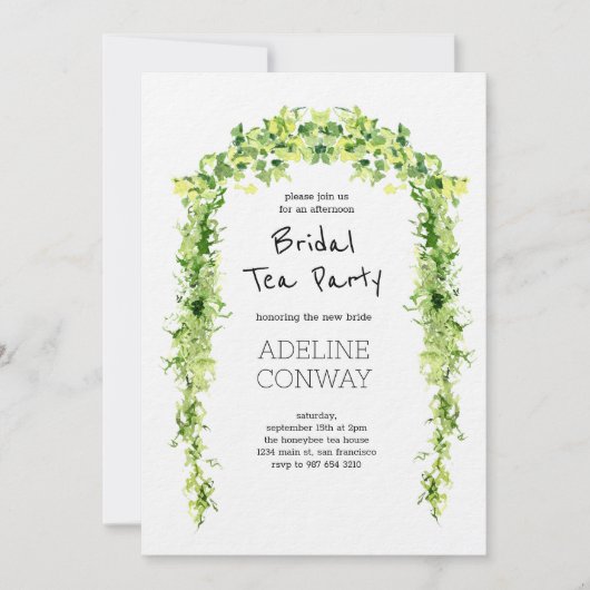 Spring Gate Garden Bridal Shower Celebration Kaart (Voorkant)