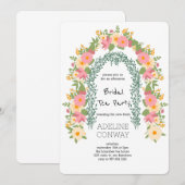 Spring Gate Garden Bridal Shower Celebration Kaart (Voorkant / Achterkant)
