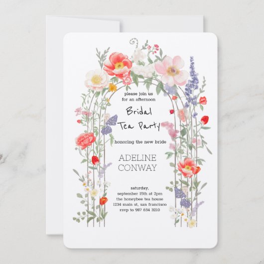 Spring Gate Garden Vrijgezellenfeest Kaart (Voorkant)