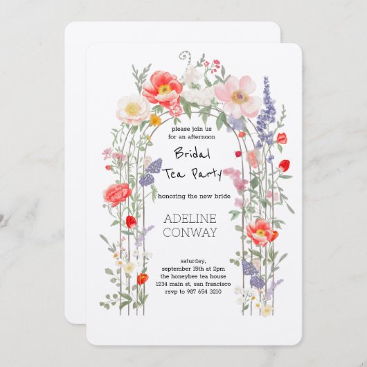 Spring Gate Garden Vrijgezellenfeest Kaart (Voorkant / Achterkant)