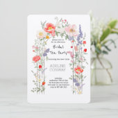 Spring Gate Garden Vrijgezellenfeest Kaart (Staand voorkant)