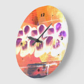 Spring Geometry Abstracte kunstklok Grote Klok (Hoek)