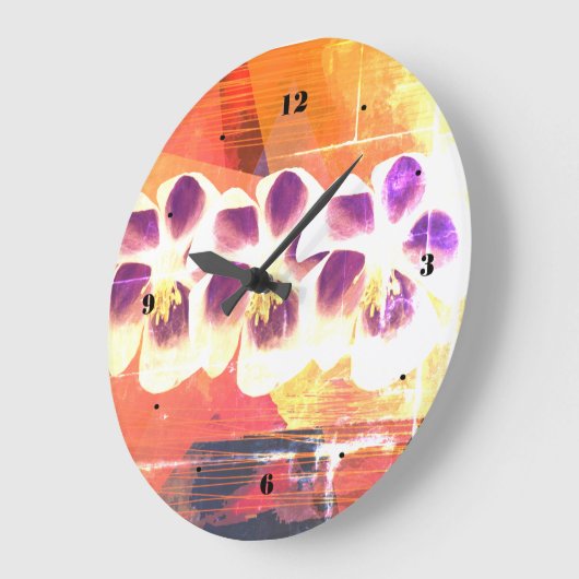 Spring Geometry Abstracte kunstklok Grote Klok (Hoek)