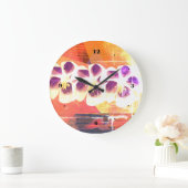 Spring Geometry Abstracte kunstklok Grote Klok (Huis)