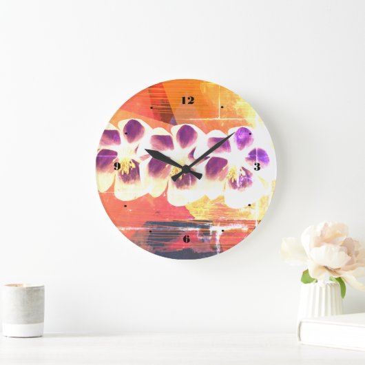 Spring Geometry Abstracte kunstklok Grote Klok (Huis)