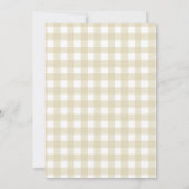 Spring Gingham Floral Mother's Day Kaart (Achterkant)