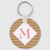 Spring Girl Chevron Sleutelhanger (Voorkant)