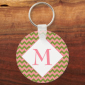 Spring Girl Chevron Sleutelhanger (Voorkant)