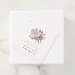 Spring Girl Tuin Pet Baby shower Welkomstbord Bedankjes Labels