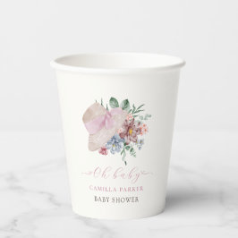Spring Girl Tuin Pet Baby shower Welkomstbord Papieren Bekers