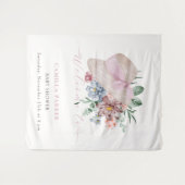 Spring Girl Tuin Pet Baby shower Welkomstbord Wandkleed (Voorkant (horizontaal))