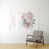 Spring Girl Tuin Pet Baby shower Welkomstbord Wandkleed (In Situ (horizontaal))