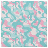 Spring Girly Camouflage Pattern Stof (Close Up)