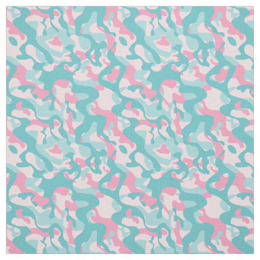 Spring Girly Camouflage Pattern Stof (Swatch)