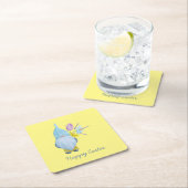 Spring Gnome Happy Pasen Kartonnen Onderzetters (Insitu)