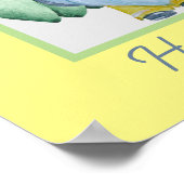 Spring Gnome Home Happy Pasen Poster (Hoek)