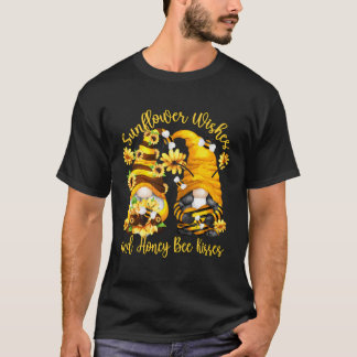 Spring Gnome Wensen en Honey Bee Kisses T-shirt