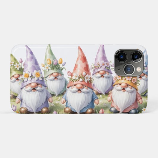 Spring Gnomes in a Meadow Case-Mate iPhone Case (Achterkant (horizontaal))
