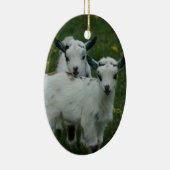 SPRING GOAT BABIES - CHRISTMAS ORNAMENS KERAMISCH ORNAMENT (Rechts)