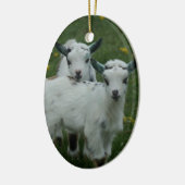 SPRING GOAT BABIES - CHRISTMAS ORNAMENS KERAMISCH ORNAMENT (Links)