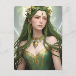 Spring Goddess Briefkaart