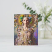 Spring Goddess Briefkaart (Staand voorkant)