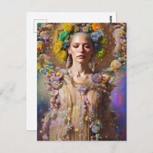 Spring Goddess Briefkaart (Voorkant / Achterkant)